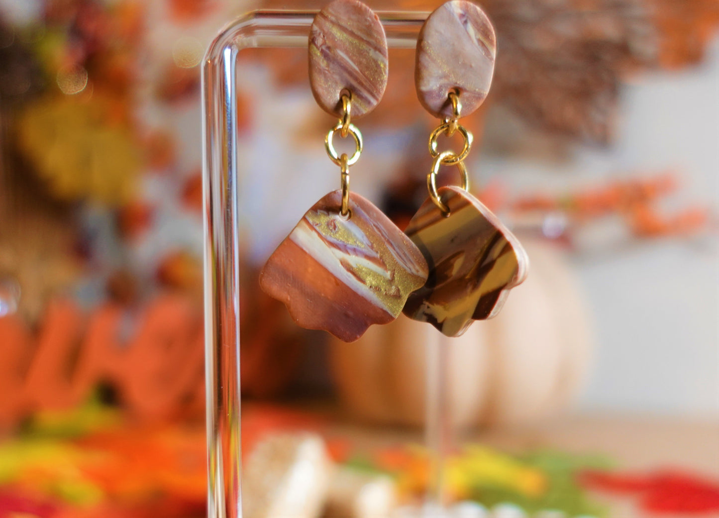 Naturally Neutral - Floral Dangles