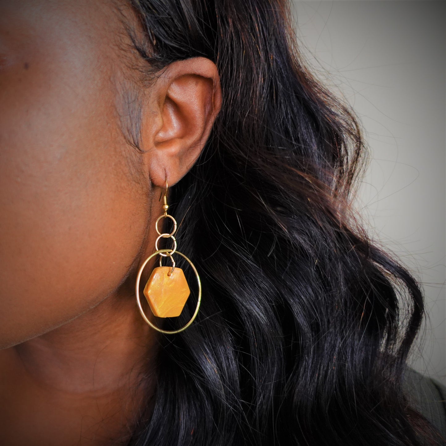 Orange Glam - Dangles